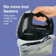 thumbnail image 3 of Hamilton Beach 6-Speed Electric Hand Mixer, with QuickBurst, Storage Case & 3 Attachments, Mixer for Kitchen, Black, 3 of 9