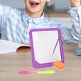 thumbnail image 1 of Tableta de dibujo, tablero de escritura, juguetes LED, juguetes científicos y educativos, juguetes sensoriales para niños Violeta, 1 of 8