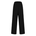 thumbnail image 6 of aidice Plus Size Pants for Women High Waisted Winter Fall Casual Loose Straight Leg Trousers with Pockets, 6 of 6
