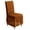 2Pack C 23.6" x 18.9", variant on Chair Covers for Dining Room Set of Stretch Chair Slipcovers with Skirt Removable Washable Kitchen Chair Protector Cover Set for Home Party Wedding(Burgandy)