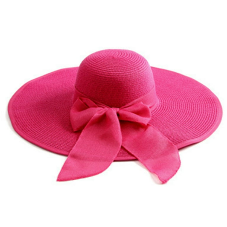 Honrane Sun Hat Floppy Big Brim Sweat Absorbing Soft Knitted UV