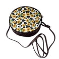 thumbnail image 4 of Lsque Cute Cow Print Sunflower C Pattern Shoulder Bag – Microfiber Leather Crossbody with Detachable Strap & Handle Ring, Waterproof & Durable, Elegant Everyday Carry, 4 of 5