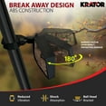 thumbnail image 3 of Krator Miroirs Latéraux UTV pour Cage de Barre Roulante de 1,75 Pouces-2 Pouces, Miroirs Réglables, Inclut des Inserts Noir, Orange, Bleu, Rouge, Compatible avec Arctic Cat, Can-Am, Honda, Kawasaki, Polaris, Yamaha, & Plus, 1 Paire, 3 of 8