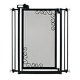thumbnail image 2 of Tall One-Touch Metal Mesh Pet Gate In Black, 2 of 2