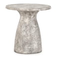 thumbnail image 3 of Pemberly Row Contemporary 18" Outdoor Accent Table Light Gray, 3 of 4