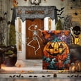 thumbnail image 6 of Spooky Pumpkin House Flag Scary Halloween Flags for Outside 28x40 Double Sided Large Stained Glass Fall Garden Flags Autumn Yard Flag for Outdoor Porch Lawn Farmhouse Thanksgiving Decor, 6 of 6