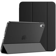 SILKBUT Case for iPad (A16) 11th Generation 11 Inch 2025 / iPad 10th Generation 10.9 Inch 2022, Slim Smart Cover with Hard PC Translucent Back, Supports Touch ID, Auto Wake/Sleep (Black)