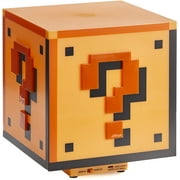 Paladone Super Mario Brothers Question Block Lamp with Official Game Sounds Nintendo Light and Dcor