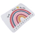 thumbnail image 4 of Manta de hito mensual para bebé, manta de hito mensual para bebé, manta de hito para recién nacido, manta con tabla de crecimiento para recién nacidos, uso conveniente, 4 of 8
