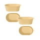 thumbnail image 1 of LKWLPD - 2 cestas de silicona para fermentación de pan, bandeja para hornear masa, recipientes para hornear, regalos para hornear en el horno, paquete de 2, 26 x 15 x 3 cm, 1 of 4