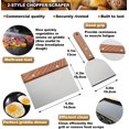thumbnail image 4 of Ensemble d'Accessoires Professionnels pour Plaque de Cuisson 8 Pcs - Ensemble de Spatules de Gril en Acier Inoxydable Robuste pour Plaque de Cuisson à Surface Plane pour Cuisson Extérieure - Excellent Cadeau pour Gril pour Anniversaire Mariage, 4 of 5