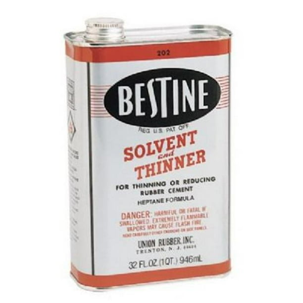 BestTest Bestine Rubber Cement Thinner, Quart