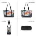 thumbnail image 6 of FORMRS Canvas Laptop Tote Bag for Women with 15.6" Computer Compartments Shoulder Handbag, Goldfish Bowl, 6 of 7