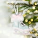 thumbnail image 5 of pstuiky Adornos navideños de patines de terciopelo con lazo de madera para el árbol, 5 of 6
