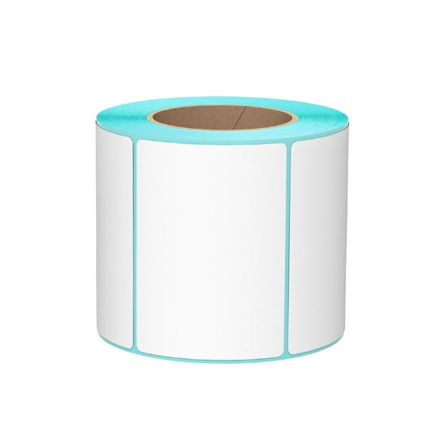 Etiqueta adhesiva de papel térmico de tres pruebas Etiqueta adhesiva de impresión de código de barras de 100 x 150 E-mail treasure Papel de etiqueta térmica de 60 x 40