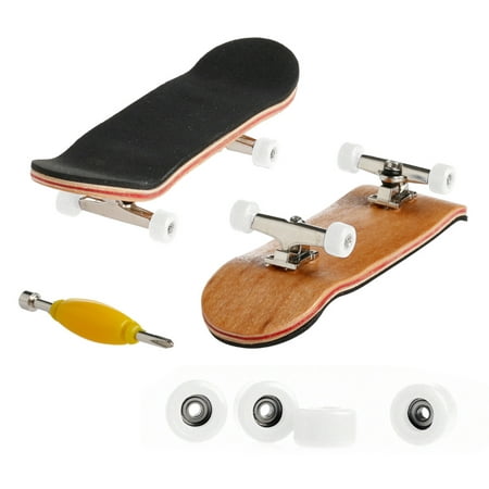 

VIEGINE 1Set Wooden Deck Fingerboard Skateboard Sport Games Kids Gift Maple Wood Set New