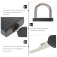 thumbnail image 4 of Ikeay 2Pcs Padlock with Key Travel Lock Replacement Padlock Lock for Locker,Padlock,Faucets,Clearance Sale, 4 of 6