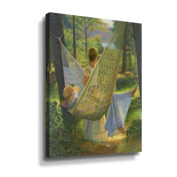 Artwall Summertime, Gallery Wrapped Canvas by Peter Quidley