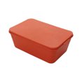 thumbnail image 2 of Iumwxz Lunch Box Simples Portable Lunch Box Food Storage Container with Lid Leakproof Food Preparation Container for Storage Home Office Rectangular Solidcolor Lunch Boxes Red, 2 of 5