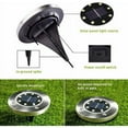 thumbnail image 3 of Laklulu - Lámpara solar para exteriores, 8 LED, paquete de 8 focos, lámpara solar para jardín, impermeable, IP65, luz decorativa para césped, para senderos, jardín, terraza, patio, césped, blanco, 3 of 6