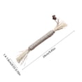 thumbnail image 4 of AuroraX Silvervine Cat Chew Wand Natural Sisal Rope Cat Wand Durable Non-Toxic Teeth Cleaning Long Lasting Interactive Cat Toy for Boredom Relief Brown, 4 of 6