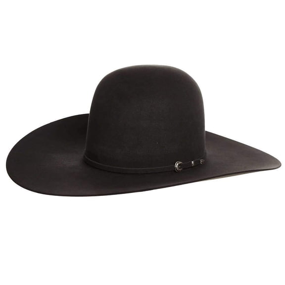 Rodeo King Mens RK 7X Self Band 5in Brim Open Felt 71/8 Charcoal