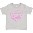 thumbnail image 3 of Inktastic I Love My Daddy in Pink Chalk Heart Boys or Girls Baby T-Shirt, 3 of 5