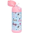 thumbnail image 2 of Botella de agua Snug Kids con aislamiento de acero inoxidable, 350 ml, con pajita, 2 of 5