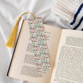 thumbnail image 4 of Kdxio Colorful Spots Print Metal Tassel Bookmarks,Perfect Gift for Art Lovers and Bookworms Metal Bookmarks for Women, 4 of 8