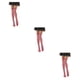 thumbnail image 3 of Sonducket Pack de 2 calcetines a rayas tallas grandes hasta el muslo transpirabilidad cómodos fáciles de combinar moda sin medias rojo blanco a Type1 NO1, 3 of 6
