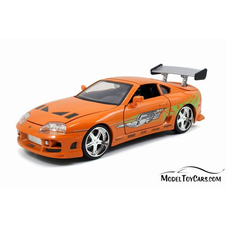 Toyota Supra with Brian Figure , Buildable Model Kit, Fast