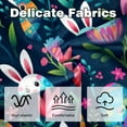 thumbnail image 3 of Easter Luxurious Velvet Decorative Pillows Covers - Set of 2 Throw Pillow Covers for Chair, Unique Patterns, 16x16, 18x18, 20x20 Inches for Any Occasion, 3 of 6