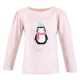 thumbnail image 4 of Hudson Baby Infant and Toddler Girl Long Sleeve T-Shirts, Girl Winter Animals, 4 Toddler, 4 of 7