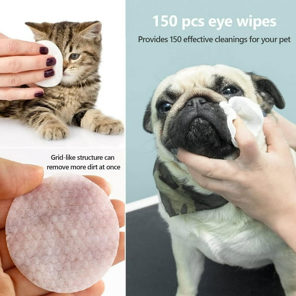 Dog Ear Cleaner Finger Wipes Dog Cat Ear Finger Wipes Gently Dirt And Odor Dissolves Accumulated Wax Easy To Use Dog Ear Cleaning Finger Wipes10ml