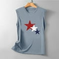 thumbnail image 4 of 4th of July Tank Tops for Women Star Print American Flag T-Shirt Casual Sleeveless 2024 Summer Patriotic Tee Shirts, 4 of 5