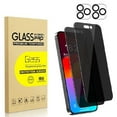 thumbnail image 1 of [2+2Pack] for iPhone 15 Pro Max Privacy Screen Protector and Camera Lens Protector, 9H Anti Spy Dark Tempered Glass,Easy Installation, Bubble Free, 1 of 9