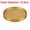 Golden, variant on Plant Pot Saucer 5 Inch, Ceramic Round Flower Tray for Indoor, Black 3 Pack