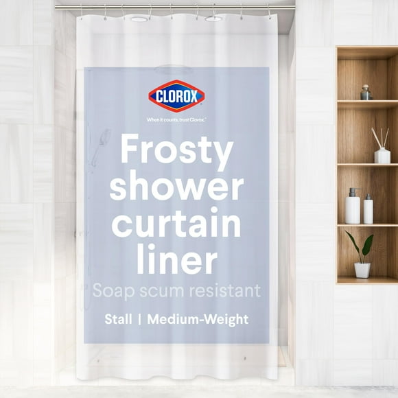Forro de cortina de ducha CLOROX Premium Waterproof 54 x 78 cm