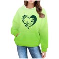 thumbnail image 2 of Sweatshirt Sweater for Girls Crewneck Oversized Pullover Cotton Clothes Printed Long Sleeves Tops Casual Fleece Sweater with Pocket Fall Winter Warm Sweatshirts Kids Hoodies, 2 of 5
