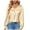 Khaki, variant on Women's Satin V Neck Shirts Elegant V Neck Pleated Long Sleeve Blouses Casual Loose Fit Solid Dressy Work Tops Women Athletic Shirt Short Pack Long Sleeve Women Running Summer Tops for Women Casual