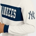 thumbnail image 6 of Men's Darius Rucker Collection by Fanatics  Cream New York Yankees Colorblock Crewneck Sweatshirt, 6 of 6