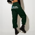thumbnail image 2 of Pantalones deportivos de ocio para mujer: bajos acampanados, cordones en la parte delantera, cintura alta, tallas S-XXL, 2 of 3