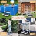 thumbnail image 6 of Stepping Stool for Adults Two Step Stool with Handle Medical Mobile Home Stairs SUV Car RV Steps with Handrail Step Ladder for Elderly Truck Hot Tub Kitchen Handicap Step Up Foot Stool, 6 of 6