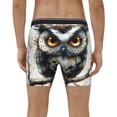 thumbnail image 4 of Disketp Whimsical Owl On Branch Men's Boxer Briefs Men’s Underwear Boxer Briefs for Men, 4 of 7