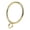Glossy Gold, variant on Curtain Rings with Eyelets, 48 Pack Metal Drapery Rings for Pinch Pleat Curtains Panels, Drape Rings Fits Up to 1.2 in Curtains Rod, 1.5 Inch I D Black