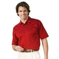 thumbnail image 1 of Monterey Club Men's Pima Cotton Jacquard Golf Polo Shirt #1273, 1 of 2