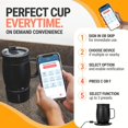 thumbnail image 4 of HOT KUP Heated Coffee Mug 14oz Temperature Controlled Smart Cup Black, 4 of 4