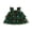 Green, variant on RUINIXCW Toddler Baby Girl Christmas Tree Dress Outfit Kids Girl Flying Sleeve Poms Decor Shinny Star Tutu Tulle Dress Little Girls Summer Fall Cake Smash Party Dress