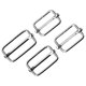 thumbnail image 4 of 10 unids/lote de diapositivas de Metal, rectángulo ajustable, anillo en D, cinturón, cinta, rodillo, hebilla para mochilas, bolsa, hebillas de gato, accesorios DIY, 4 of 5