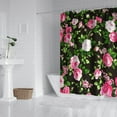 thumbnail image 3 of Waterproof Pioneer Shower Curtain 84x72 Inch Polyester Unique Colorful Floral Shower Curtain for Bathroom Hotel Home Decor with 12 Plastic Hooks, 3 of 5